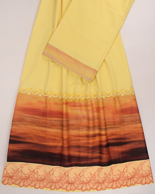 Mango Yellow Rida With Sunset Panel & Smart Lace