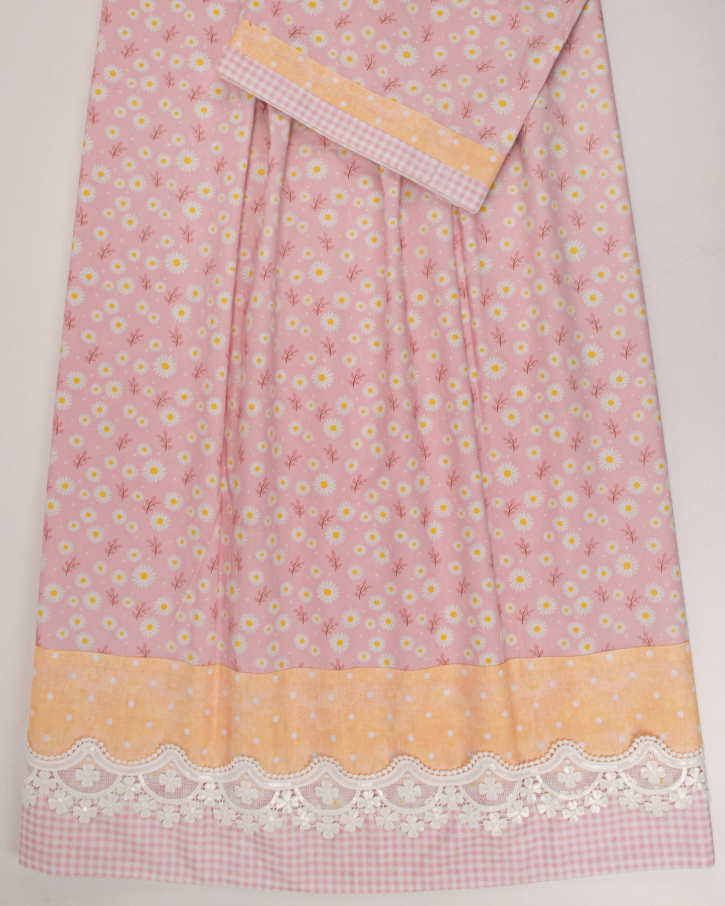 Imported Printed Belaboo Rida With Smart Panel & Lace