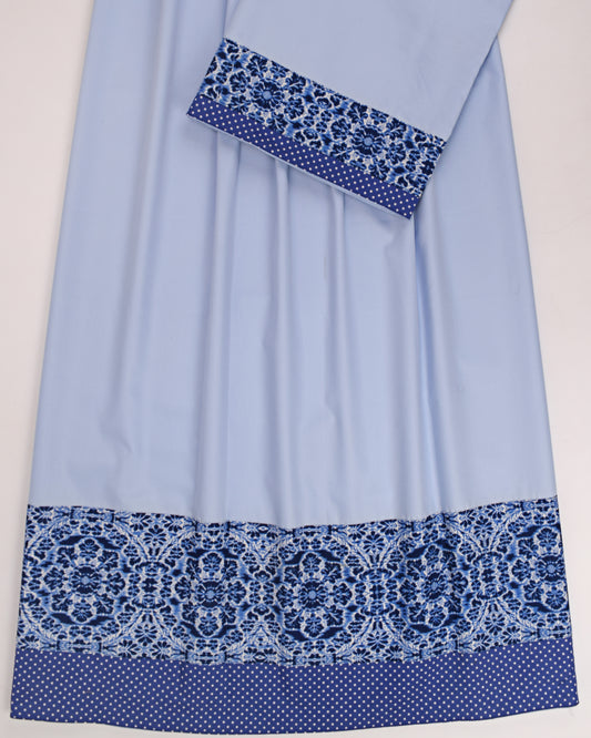 Light Blue Rida With Royal Blue Imported Panel