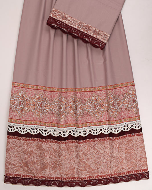 Rose Gold Rida With Smart Printed Panel & Smart Lace