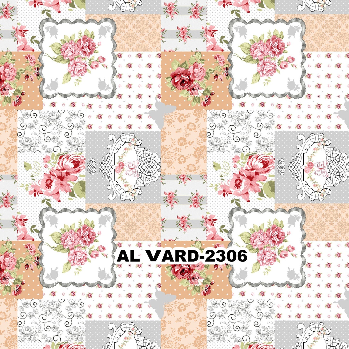 Al Vard Fabric Design No-2306