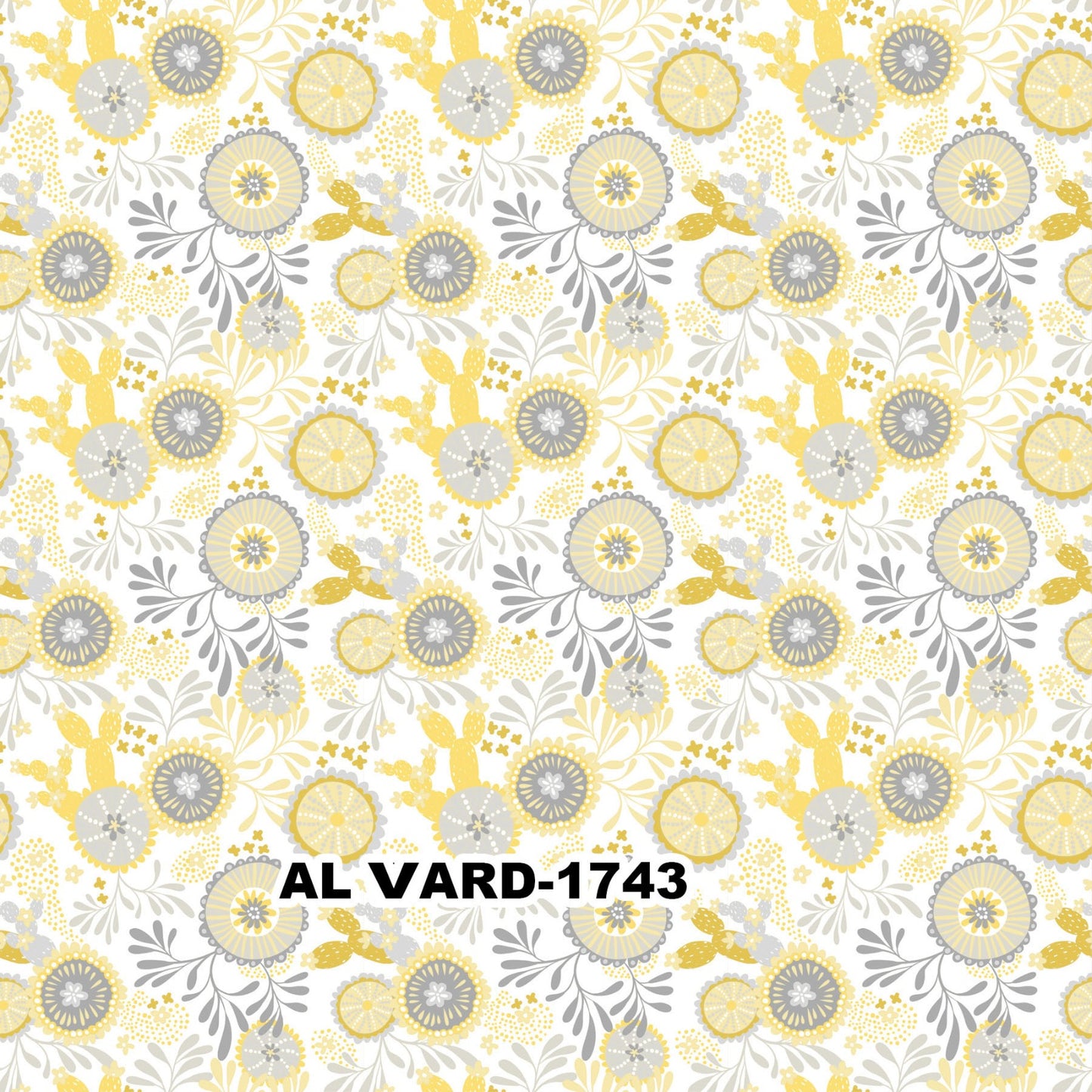 Al Vard Fabric Design No-1743