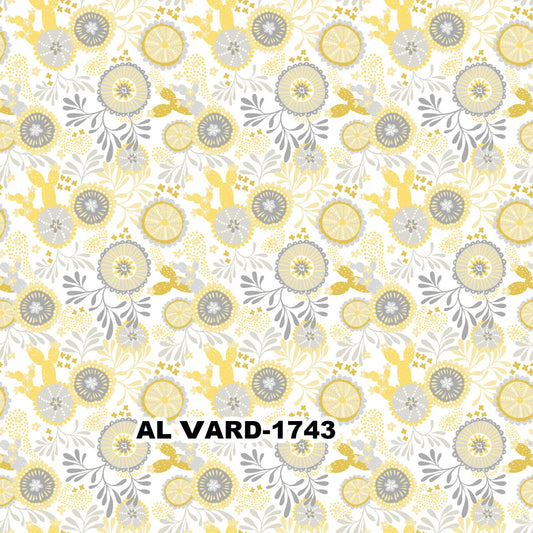 Al Vard Fabric Design No-1743